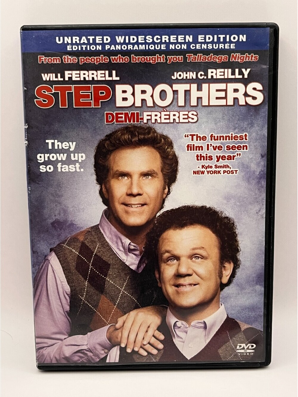 Step Brothers DVD Unrated Edition Will Ferrell 2008 Comedy Adam McKay
